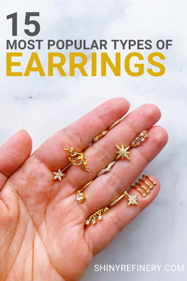 Most popular types of earrings, Variety of Earrings to match your style #earrings #earringlover #jewelry #jewelrylover #ilovejewelry