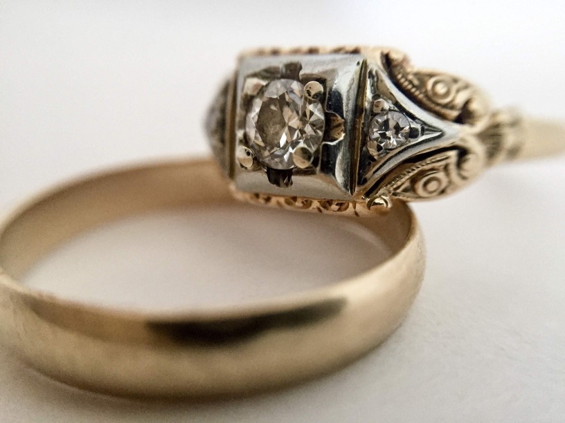 antique gold rings