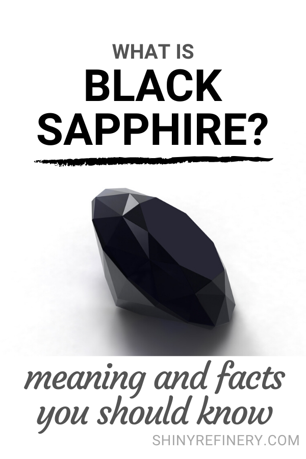 What is black sapphire_ Meaning and Facts You Should Know #blacksapphire #sapphire #blackjewelry #blackgems #blackgemstones