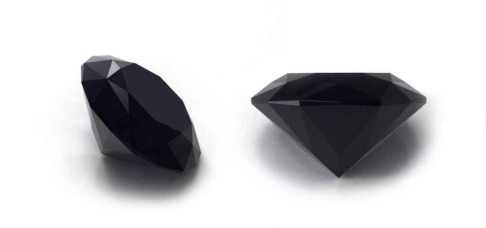 loose black sapphire gemstones